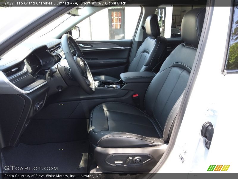 Bright White / Global Black 2022 Jeep Grand Cherokee L Limited 4x4