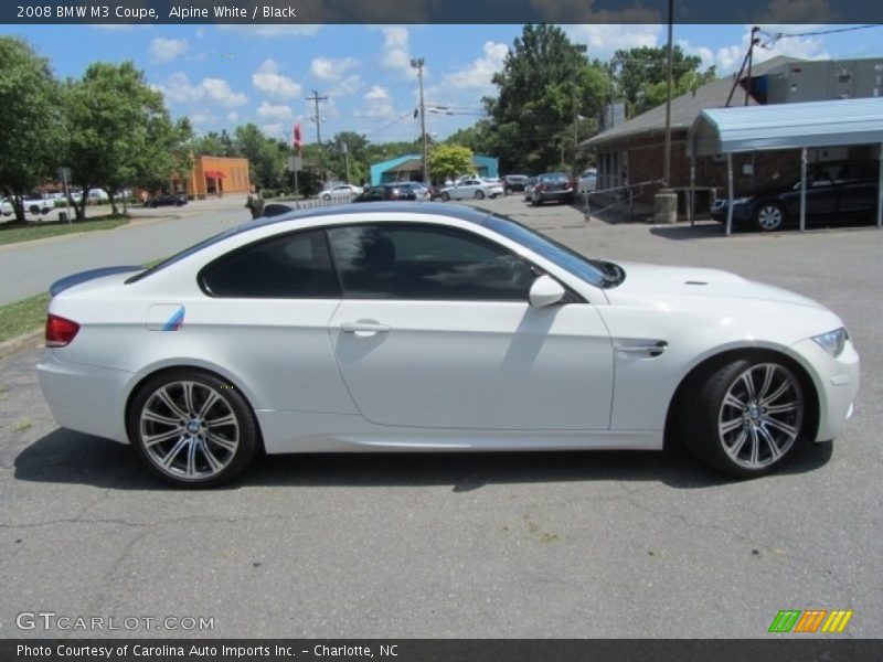 Alpine White / Black 2008 BMW M3 Coupe