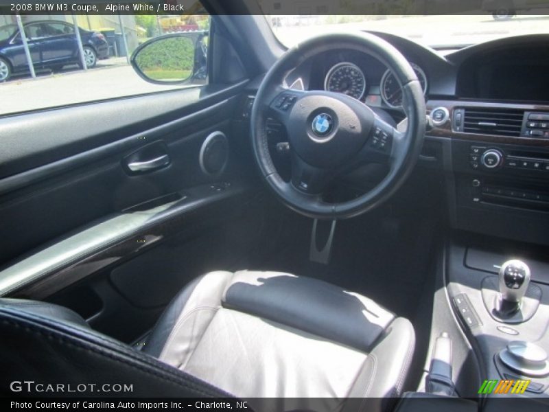 Alpine White / Black 2008 BMW M3 Coupe