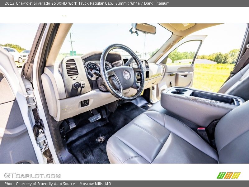 Summit White / Dark Titanium 2013 Chevrolet Silverado 2500HD Work Truck Regular Cab