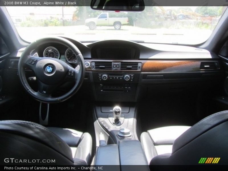 Alpine White / Black 2008 BMW M3 Coupe
