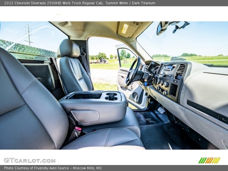 Summit White / Dark Titanium 2013 Chevrolet Silverado 2500HD Work Truck Regular Cab