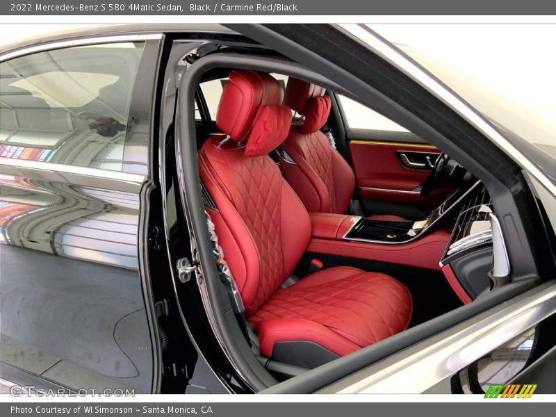 Front Seat of 2022 S 580 4Matic Sedan
