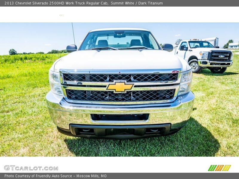Summit White / Dark Titanium 2013 Chevrolet Silverado 2500HD Work Truck Regular Cab