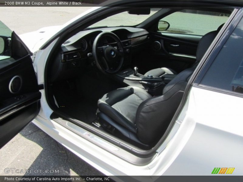 Alpine White / Black 2008 BMW M3 Coupe