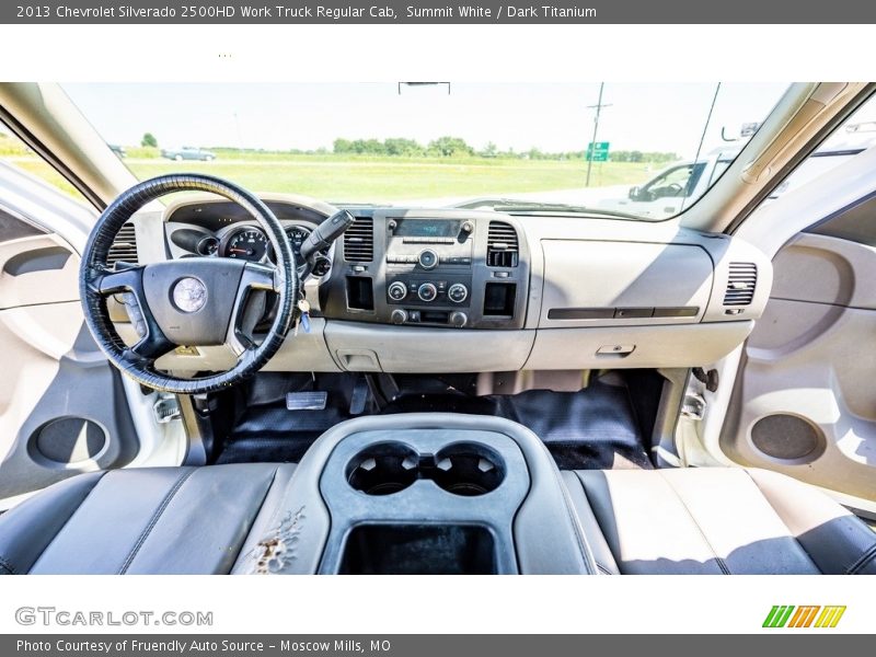 Summit White / Dark Titanium 2013 Chevrolet Silverado 2500HD Work Truck Regular Cab