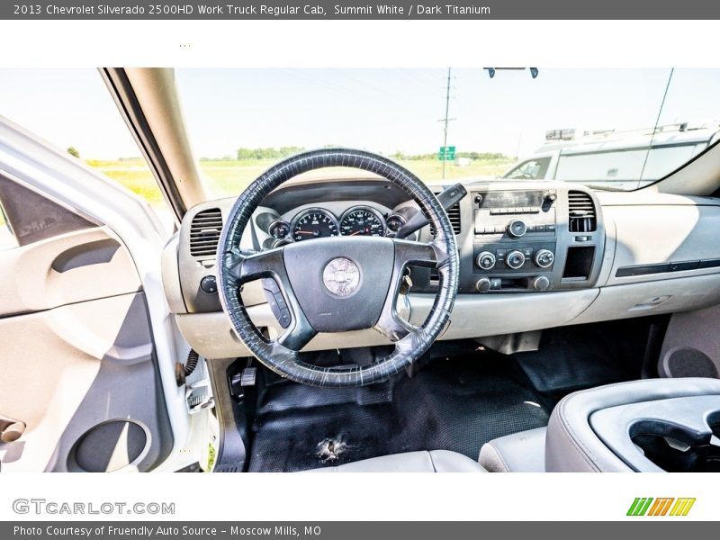 Summit White / Dark Titanium 2013 Chevrolet Silverado 2500HD Work Truck Regular Cab