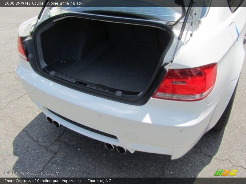 Alpine White / Black 2008 BMW M3 Coupe