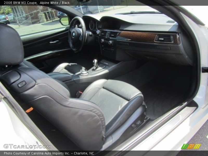 Alpine White / Black 2008 BMW M3 Coupe