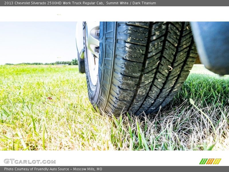 Summit White / Dark Titanium 2013 Chevrolet Silverado 2500HD Work Truck Regular Cab