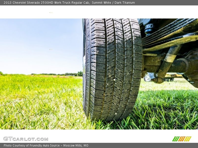 Summit White / Dark Titanium 2013 Chevrolet Silverado 2500HD Work Truck Regular Cab