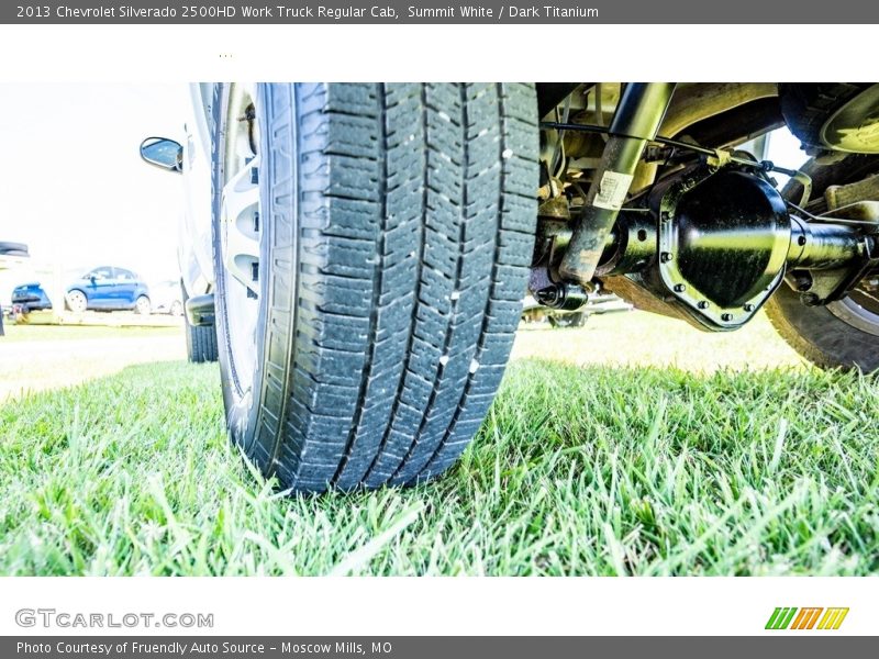 Summit White / Dark Titanium 2013 Chevrolet Silverado 2500HD Work Truck Regular Cab