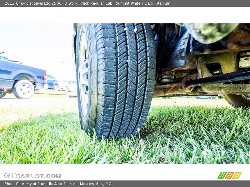 Summit White / Dark Titanium 2013 Chevrolet Silverado 2500HD Work Truck Regular Cab