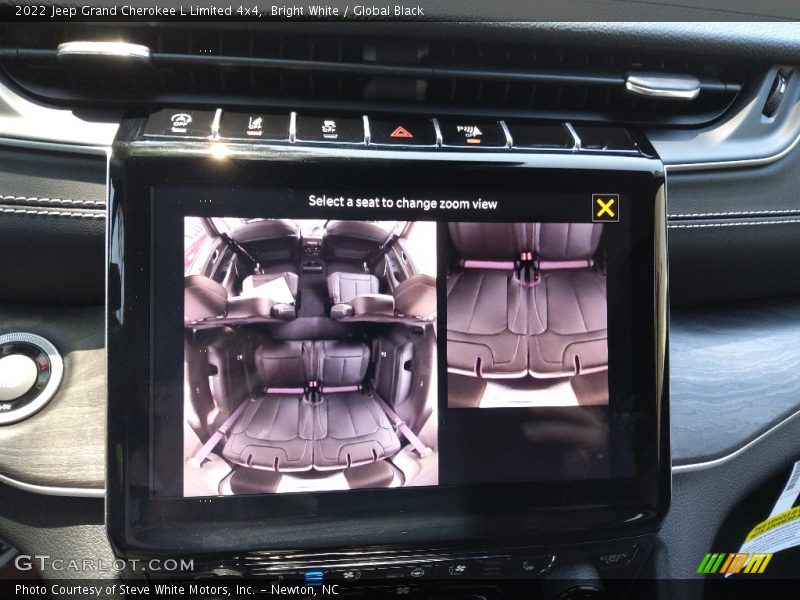 Bright White / Global Black 2022 Jeep Grand Cherokee L Limited 4x4