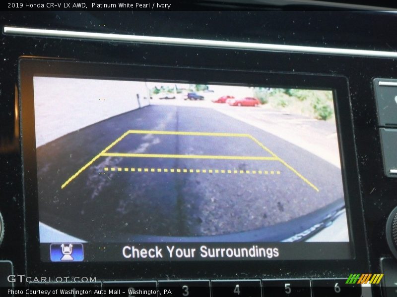 Platinum White Pearl / Ivory 2019 Honda CR-V LX AWD