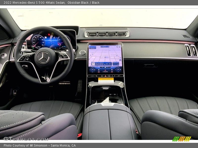 Obsidian Black / Black 2022 Mercedes-Benz S 500 4Matic Sedan