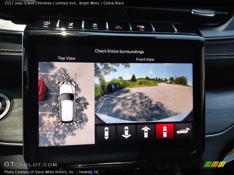 Bright White / Global Black 2022 Jeep Grand Cherokee L Limited 4x4