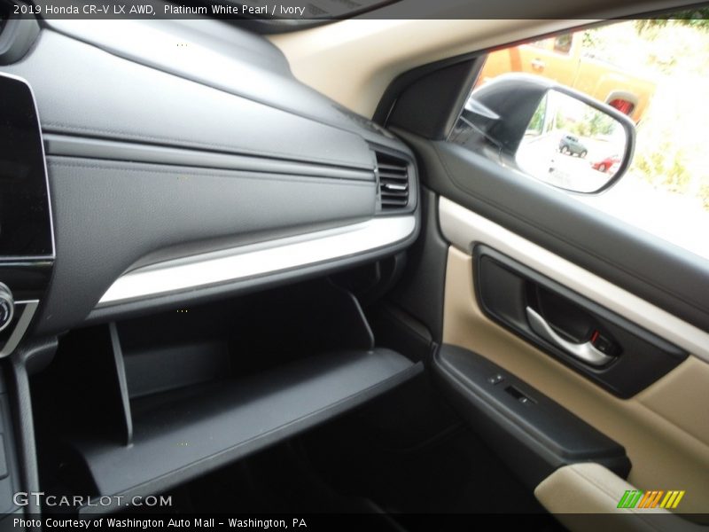 Platinum White Pearl / Ivory 2019 Honda CR-V LX AWD