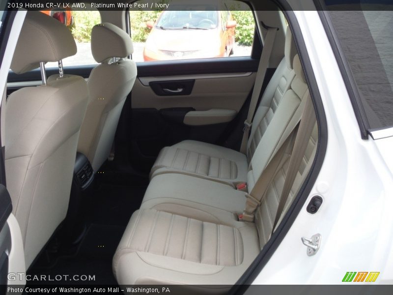 Platinum White Pearl / Ivory 2019 Honda CR-V LX AWD