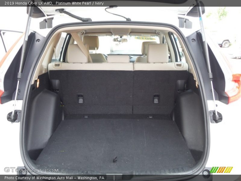 Platinum White Pearl / Ivory 2019 Honda CR-V LX AWD