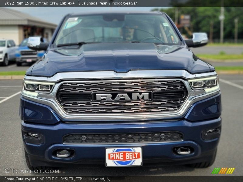 Blue Shade Pearl / Indigo/Sea Salt 2022 Ram 1500 Limited Crew Cab 4x4