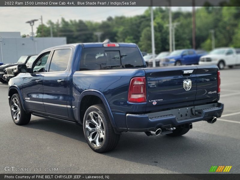 Blue Shade Pearl / Indigo/Sea Salt 2022 Ram 1500 Limited Crew Cab 4x4
