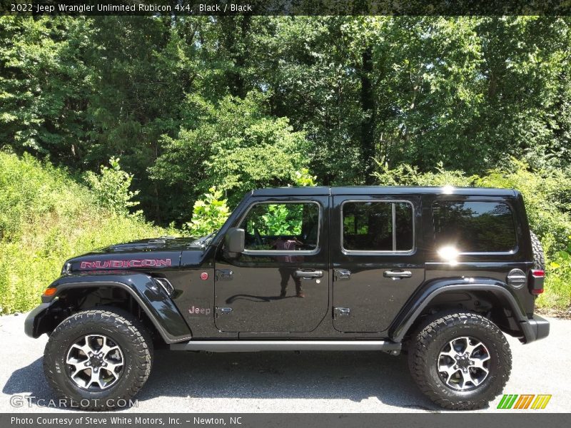 Black / Black 2022 Jeep Wrangler Unlimited Rubicon 4x4