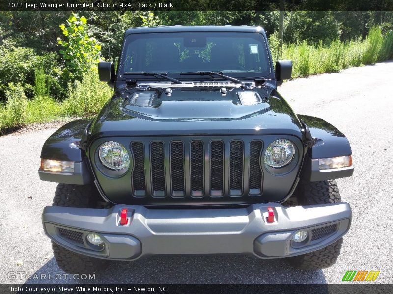 Black / Black 2022 Jeep Wrangler Unlimited Rubicon 4x4