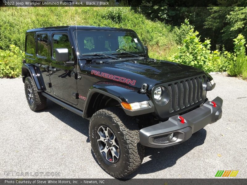 Black / Black 2022 Jeep Wrangler Unlimited Rubicon 4x4