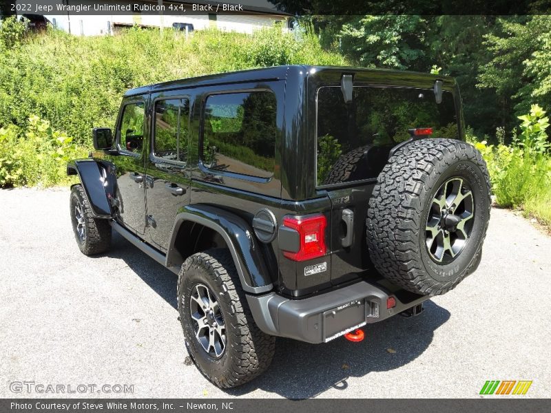 Black / Black 2022 Jeep Wrangler Unlimited Rubicon 4x4