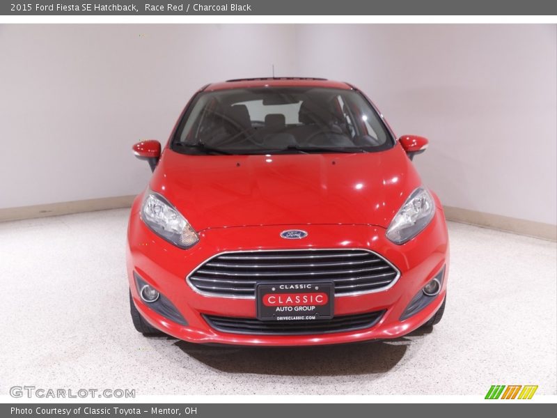 Race Red / Charcoal Black 2015 Ford Fiesta SE Hatchback