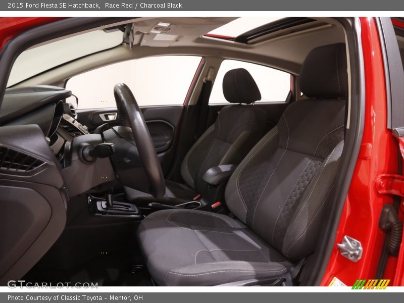 Race Red / Charcoal Black 2015 Ford Fiesta SE Hatchback