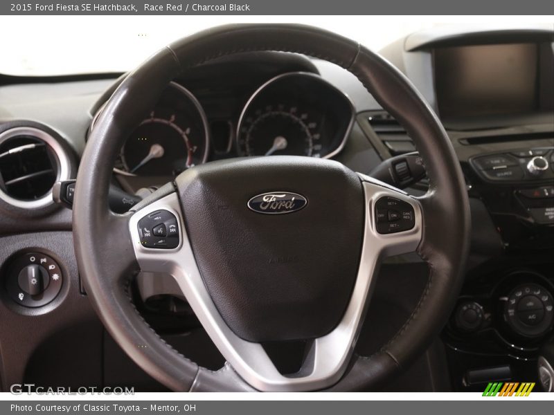 Race Red / Charcoal Black 2015 Ford Fiesta SE Hatchback