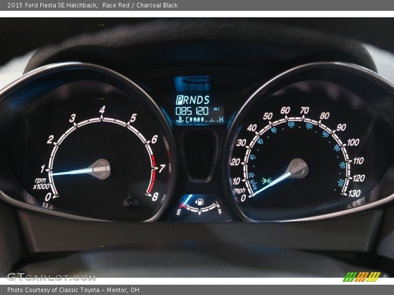 Race Red / Charcoal Black 2015 Ford Fiesta SE Hatchback