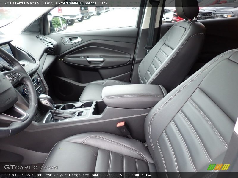 Oxford White / Charcoal Black 2018 Ford Escape SEL 4WD