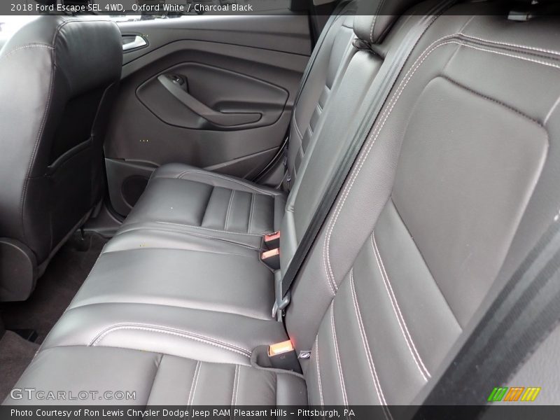 Oxford White / Charcoal Black 2018 Ford Escape SEL 4WD