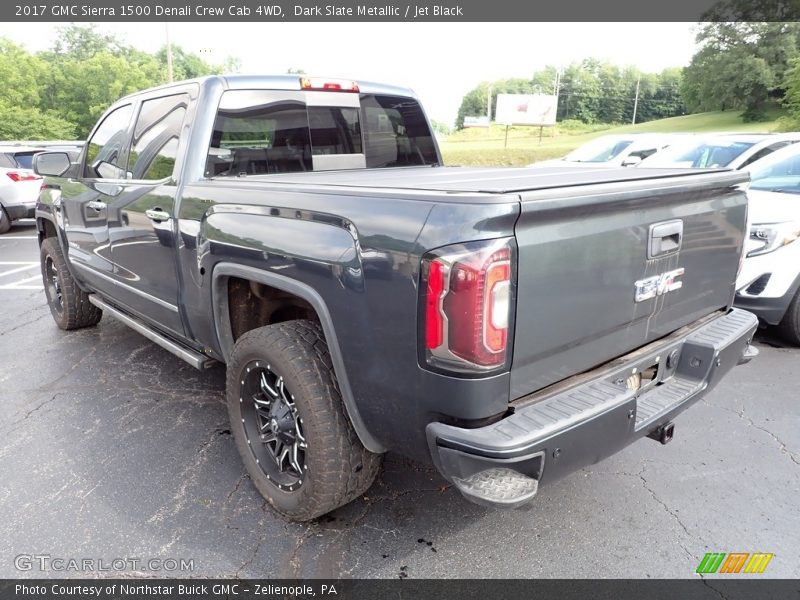 Dark Slate Metallic / Jet Black 2017 GMC Sierra 1500 Denali Crew Cab 4WD