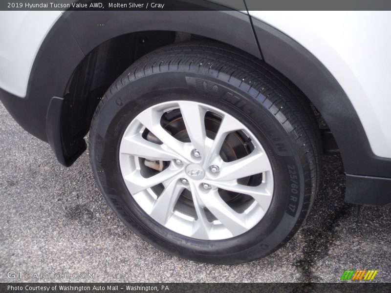 Molten Silver / Gray 2019 Hyundai Tucson Value AWD