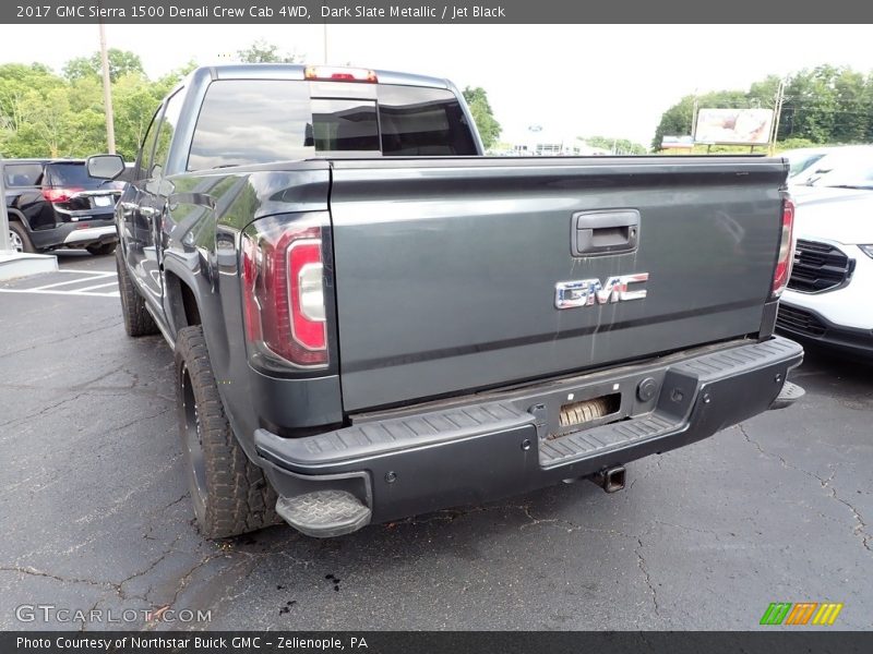 Dark Slate Metallic / Jet Black 2017 GMC Sierra 1500 Denali Crew Cab 4WD
