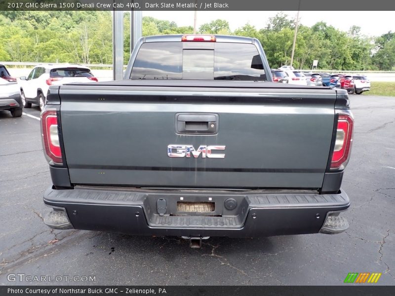 Dark Slate Metallic / Jet Black 2017 GMC Sierra 1500 Denali Crew Cab 4WD