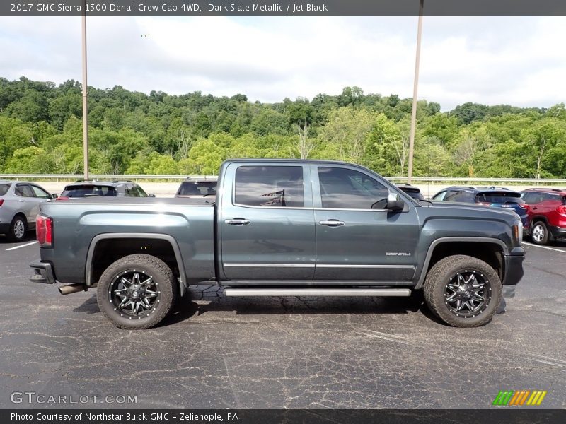Dark Slate Metallic / Jet Black 2017 GMC Sierra 1500 Denali Crew Cab 4WD