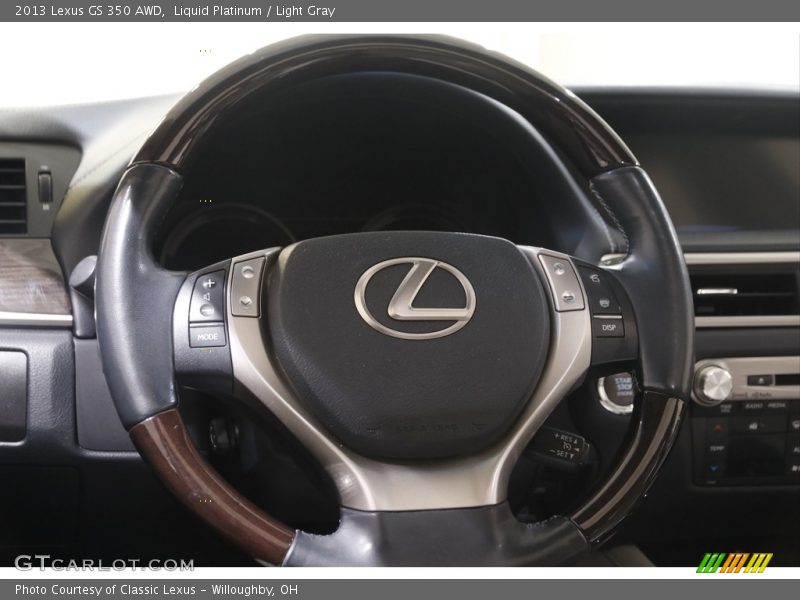 Liquid Platinum / Light Gray 2013 Lexus GS 350 AWD