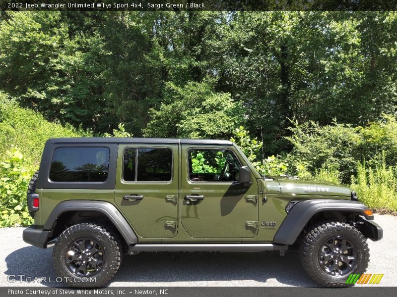 Sarge Green / Black 2022 Jeep Wrangler Unlimited Willys Sport 4x4