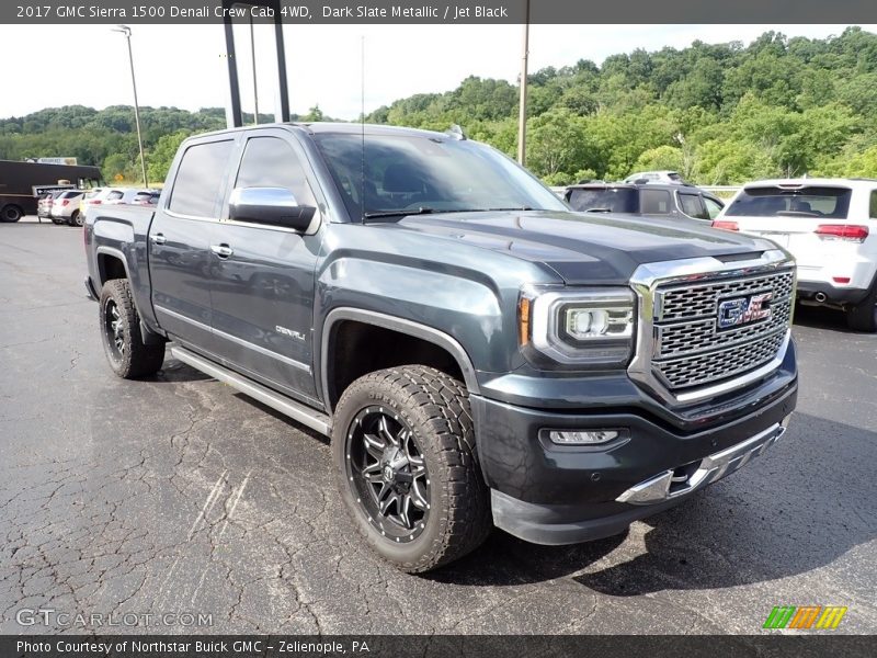 Dark Slate Metallic / Jet Black 2017 GMC Sierra 1500 Denali Crew Cab 4WD