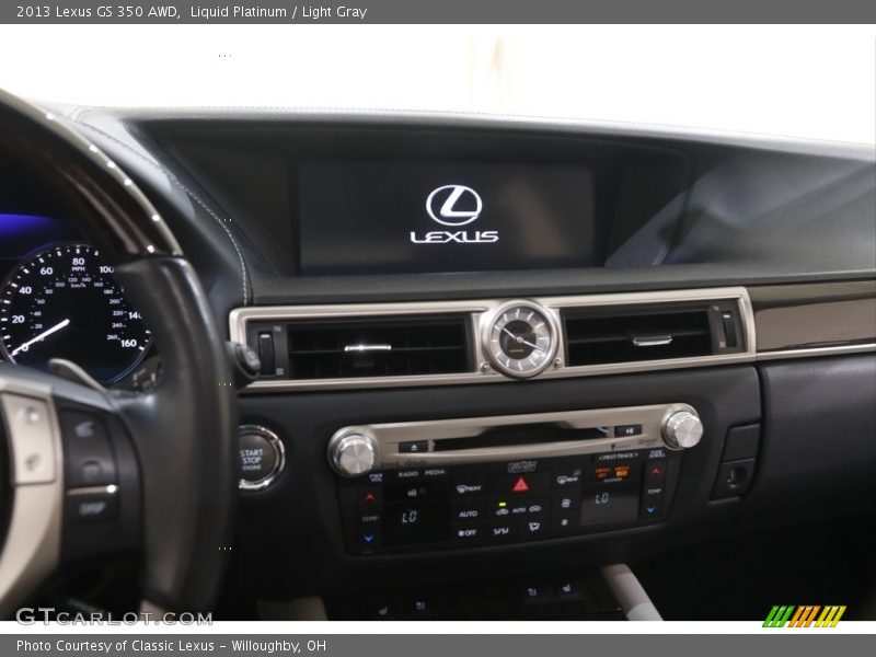 Liquid Platinum / Light Gray 2013 Lexus GS 350 AWD