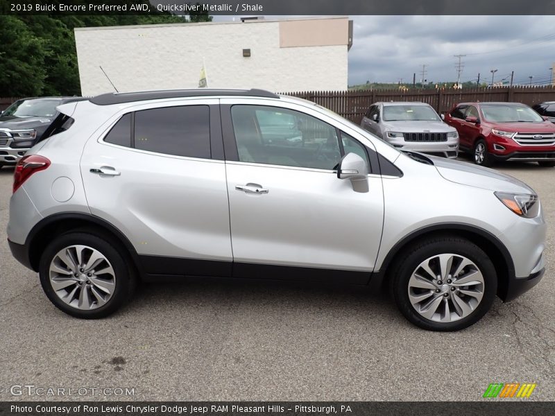 Quicksilver Metallic / Shale 2019 Buick Encore Preferred AWD
