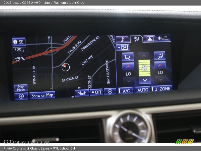 Liquid Platinum / Light Gray 2013 Lexus GS 350 AWD