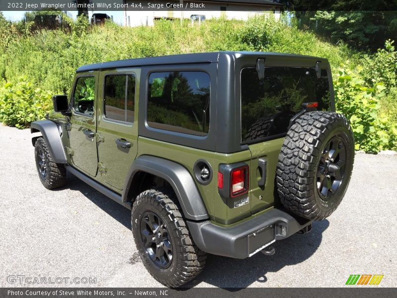 Sarge Green / Black 2022 Jeep Wrangler Unlimited Willys Sport 4x4