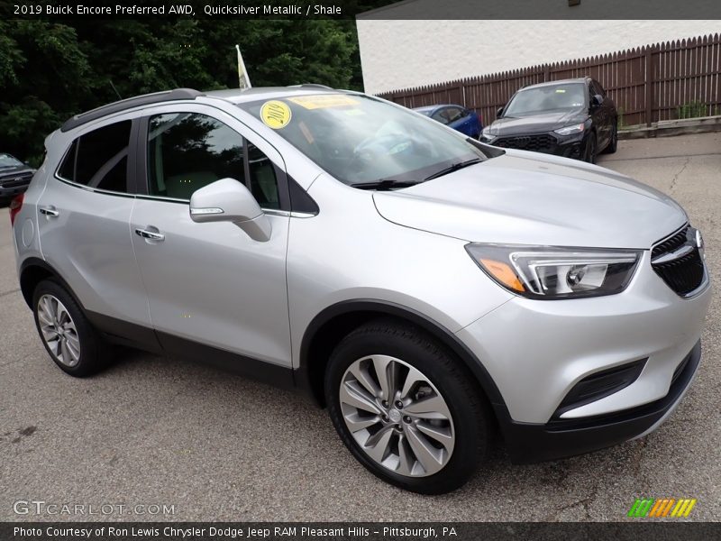 Quicksilver Metallic / Shale 2019 Buick Encore Preferred AWD