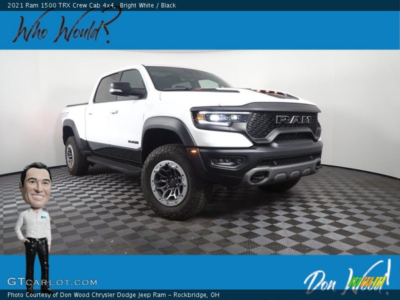 Bright White / Black 2021 Ram 1500 TRX Crew Cab 4x4